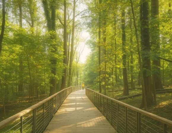 Jones Falls Trail Bridge: Baltimore’s Scenic Walkway