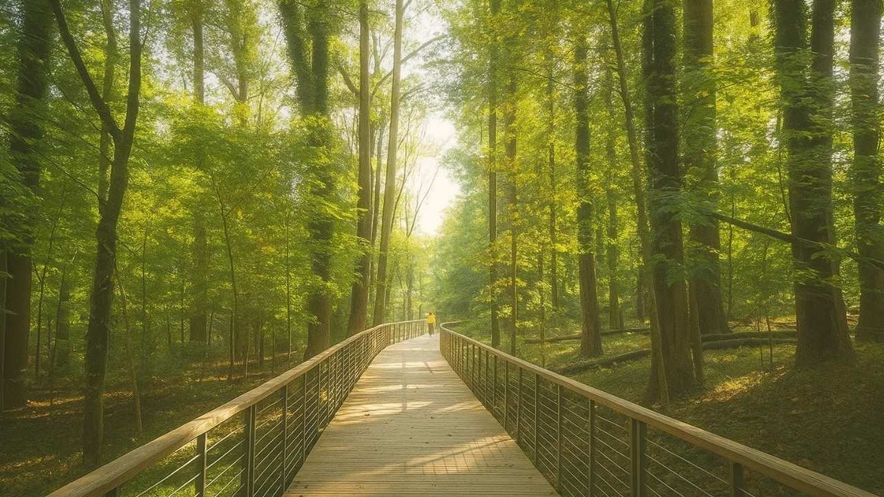 Jones Falls Trail Bridge: Baltimore’s Scenic Walkway