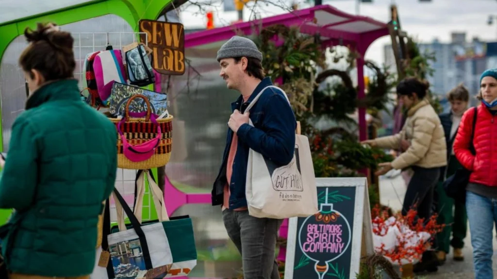 Shopping and Winter Markets in Baltimore