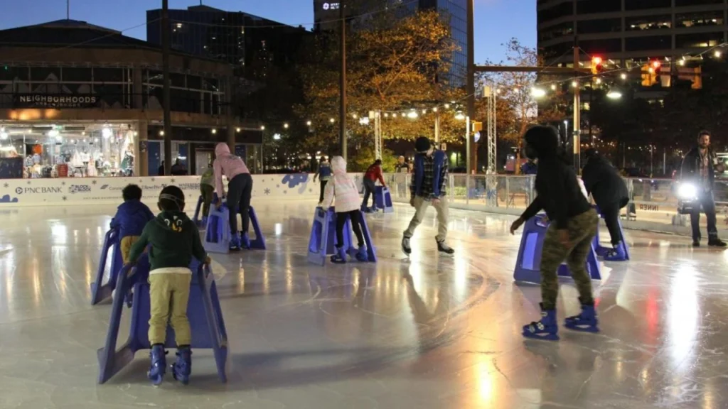 The Inner Harbor Ice Rink